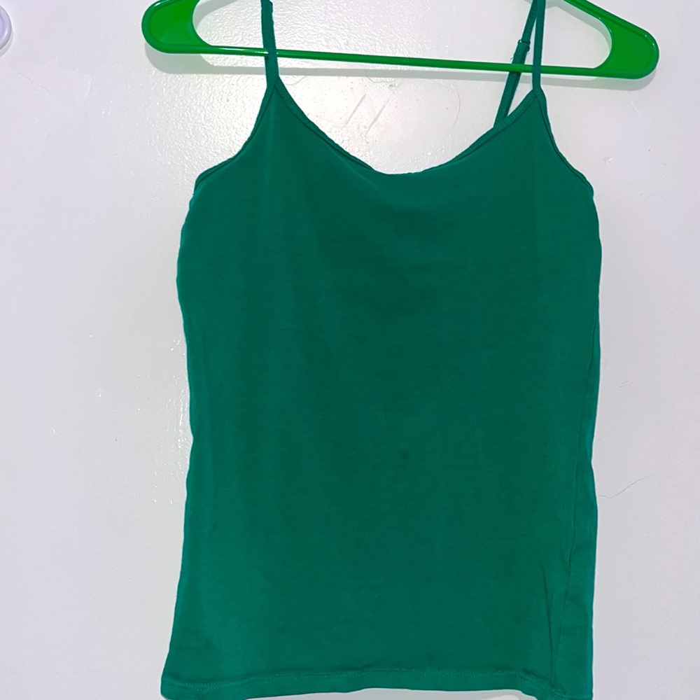 1 Green cami & 1 white cami